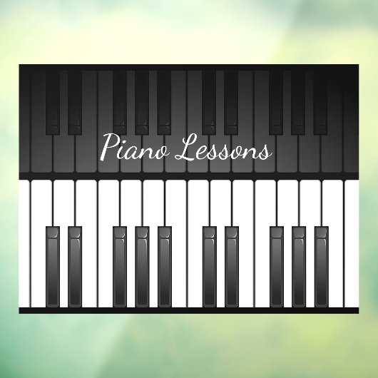 ピアノキーボードデザインウィンドウの固定 ウィンドウサイン (シート3)