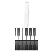 ピアノキーボードデザインキューブオーナメント キューブオーナメント (正面)