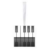 ピアノキーボードデザインキューブオーナメント キューブオーナメント (右)