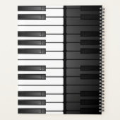 ピアノキーボードデザイン週間/月次プランナー プランナー手帳 (裏面)