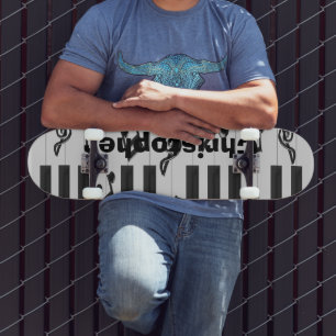 ピアノキーボードデザイン スケートボード