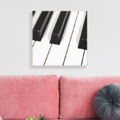 ピアノキーボードマクロ キャンバスプリント (インサイチュ (リビング))