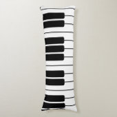 ピアノキーボードミュージシャンギフトジャンボノベルティ鍵 ボディピロー (正面縦)