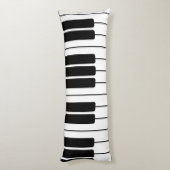 ピアノキーボードミュージシャンギフトジャンボノベルティ鍵 ボディピロー (裏面 (縦))