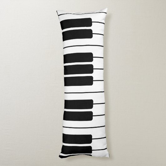 ピアノキーボードミュージシャンギフトジャンボノベルティ鍵 ボディピロー (裏面 (縦))