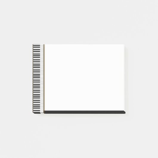 ピアノキーボードミュージシャン音楽ミュージカル ポストイット (正面)