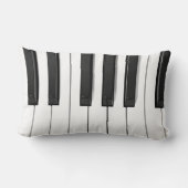 ピアノキーボードランバー装飾用クッション ランバークッション (裏面)