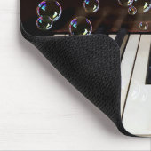 ピアノキーボード上のバブル引用文マウスパッド マウスパッド (コーナー)