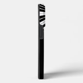 ピアノキーボード白黒ミュージックデザインピンク Case-Mate iPhoneケース (裏面 / 右)