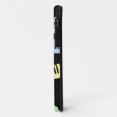 ピアノキーボード鍵ミュージックラバーモダンバー Case-Mate iPhoneケース (裏面/左)