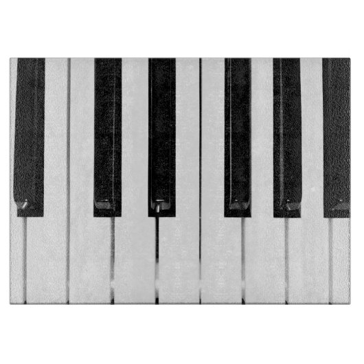 ピアノキーボード鍵 カッティングボード (正面)