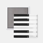 ピアノキーボード鍵 マグネット (正面/裏面)