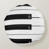 ピアノキーボード鍵 ラウンドクッション (裏面)