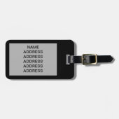 ピアノキーボード鍵 ラゲッジタグ (正面横)