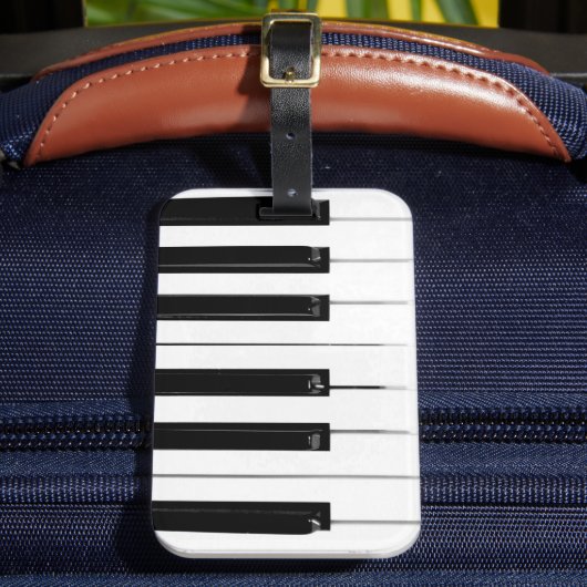 ピアノキーボード鍵 ラゲッジタグ (正面インサイチュ2)