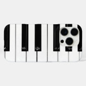 ピアノキーボード鍵 Case-Mate iPhoneケース (裏面 (横))