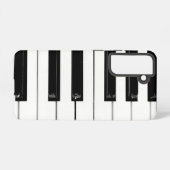 ピアノキーボード鍵 SAMSUNG GALAXYケース (裏面横)