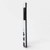 ピアノキーボード音楽デザイン Case-Mate iPhoneケース (裏面/左)