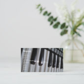 ピアノキーボード音楽プロファイル名刺ミュージカル 名刺 (スタンド正面)