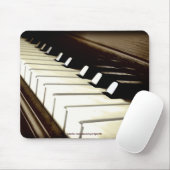 ピアノキーボード音楽愛好家のデザイナーマウスマット マウスパッド (マウス)