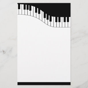 ピアノキーボード音楽文房具 便箋