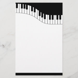 ピアノキーボード音楽文房具 便箋