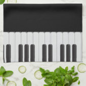 ピアノキーボード キッチンタオル (折り畳み)