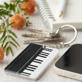 ピアノキーボード キーホルダー (正面右)