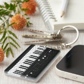 ピアノキーボード キーホルダー (正面右)