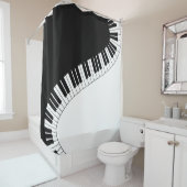 ピアノキーボード シャワーカーテン (インサイチュ)