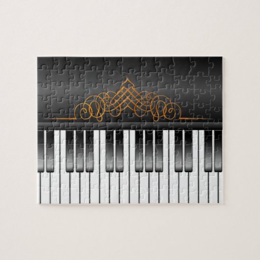 ピアノキーボード ジグソーパズル (横)