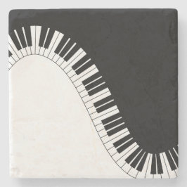 ピアノキーボード ストーンコースター