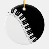 ピアノキーボード セラミックオーナメント (裏面)