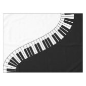 ピアノキーボード テーブルクロス (正面(横))