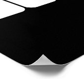 ピアノキーボード ポスター (角)