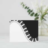 ピアノキーボード ポストカード (スタンド正面)