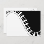 ピアノキーボード ポストカード (正面/裏面)