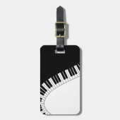 ピアノキーボード ラゲッジタグ (正面縦)