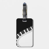ピアノキーボード ラゲッジタグ (裏面縦)