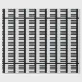 ピアノキーボード ラッピングペーパー (フラット)