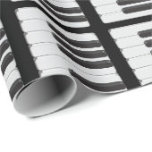 ピアノキーボード ラッピングペーパー (ロールコーナー)
