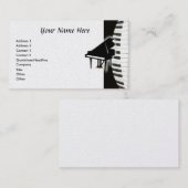 ピアノキーボード 名刺 (正面/裏面)