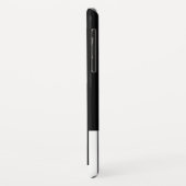 ピアノキーボード、白黒iPhone XRの箱 Case-Mate iPhoneケース (裏面/左)