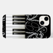 ピアノキーボード Case-Mate iPhoneケース (裏面 (横))
