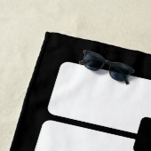 ピアノキーボーパーソナライズされたドミュージシャン ビーチタオル (インサイチュ)