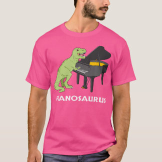 ピアノギフトシャツピアニストPianosaurus TレックスピアノP Tシャツ