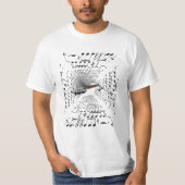 ピアノクール音楽先生 Tシャツ (正面)