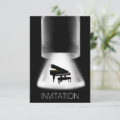 ピアノコンサートフェスティバルミュージックVIP招待状 招待状 (スタンド正面)