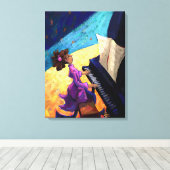 ピアノコンサート キャンバスプリント (インサイチュ (ウッドフロア))