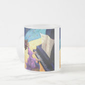 ピアノコンサート フロストグラスマグカップ (正面左)